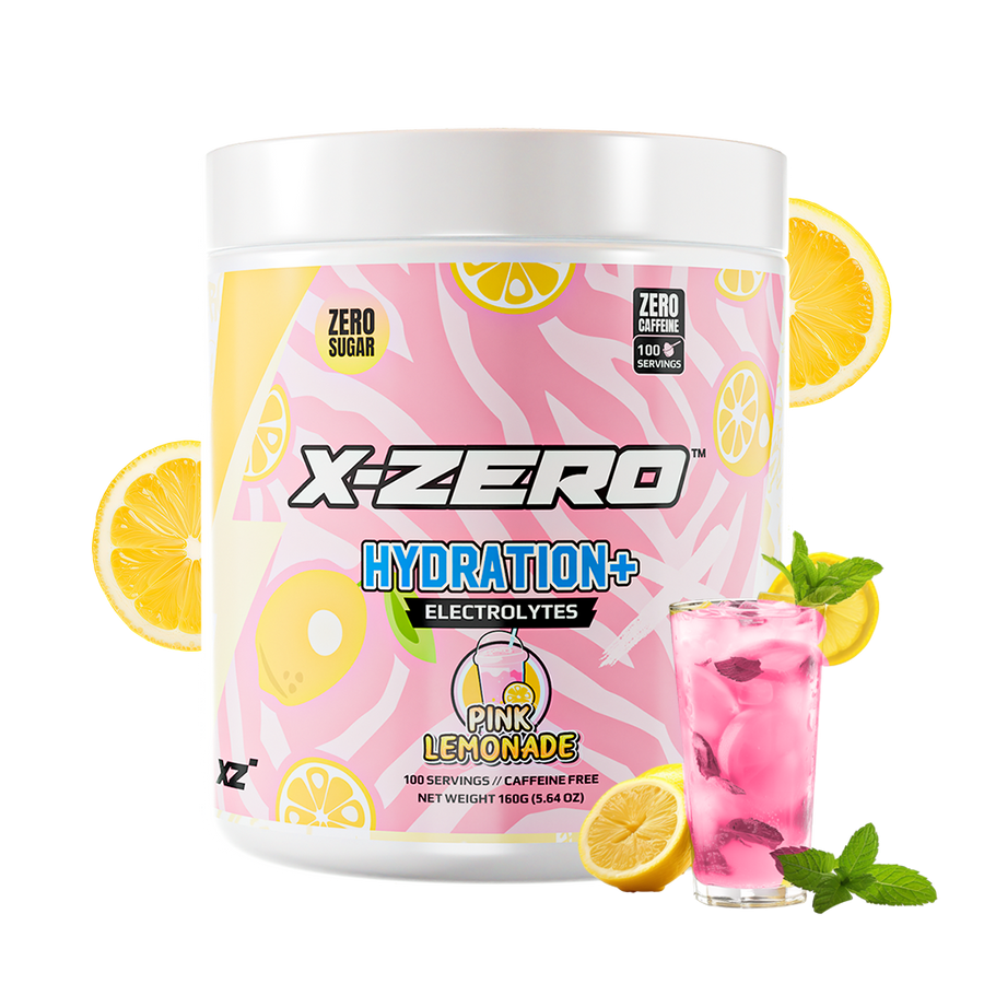 X-Zero Hydration Pink Lemonade (160g / 100 Servings)