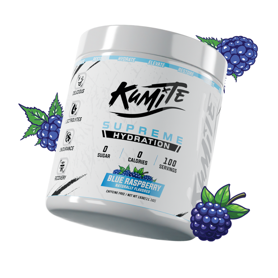 Kumite Hydration - Blue Raspberry (100 portioner)