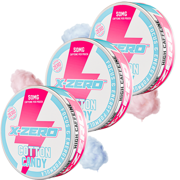 Cotton Candy Energy Pouches (3 Pack / 60 Pouches)