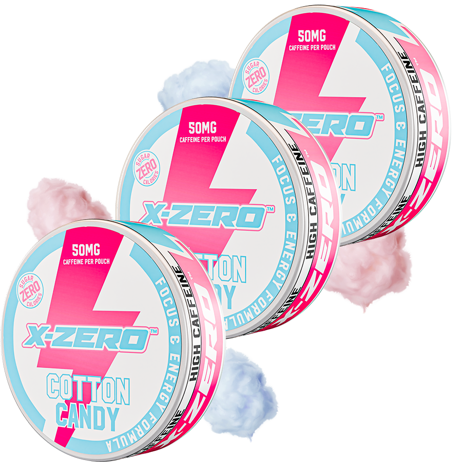 Cotton Candy Energy Pouches (3 Pack / 60 Pouches)