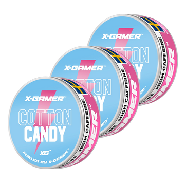 X-Gamer - Candy Candy Koffeinsnus (3x)