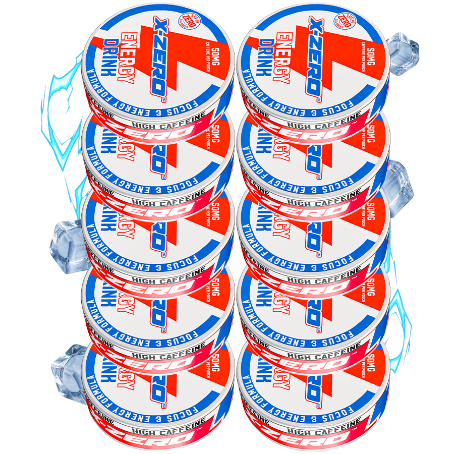 Energy Drink Energy Pouches (10 Pack/200 Pouches)