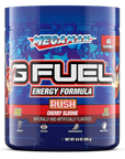 G FUEL energy, Mega man, rush, tub,  product front