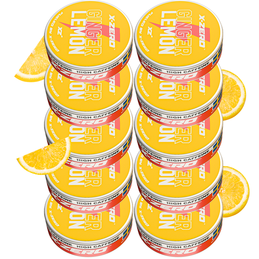 Ginger Lemon Energy Pouches (10 Pack/200 Pouches)