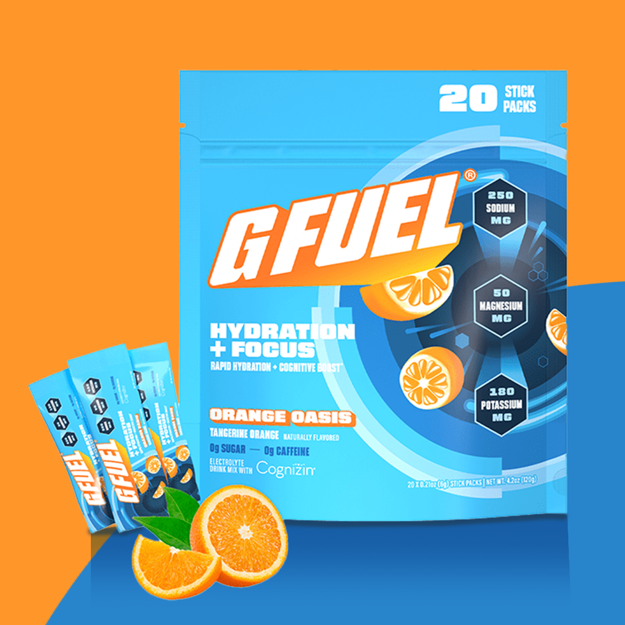 G FUEL - Hydration + Focus formula Orange Oasis (20 pack)