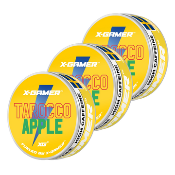 X-Gamer - Tarocco Apple Koffeinsnus (3x)