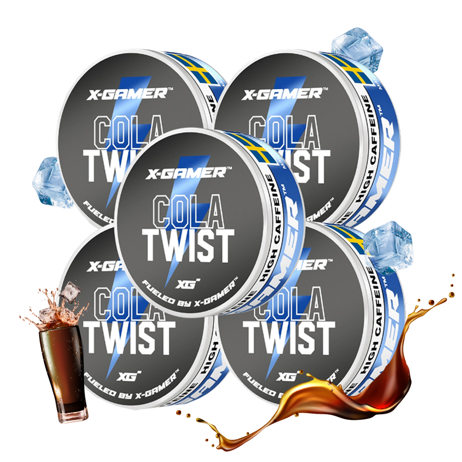 X-Gamer - Cola Twist Energy pouches (5x)