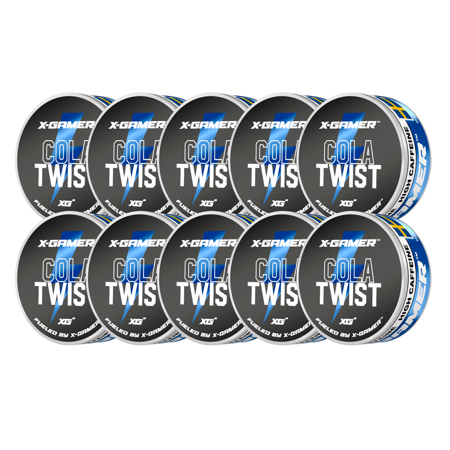 X-Gamer - Cola Twist Energy Pouches (10x)