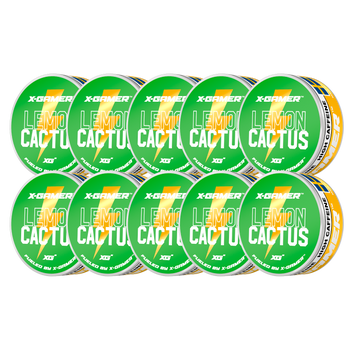 X-Gamer - Lemon Cactus Koffeinsnus (10x)