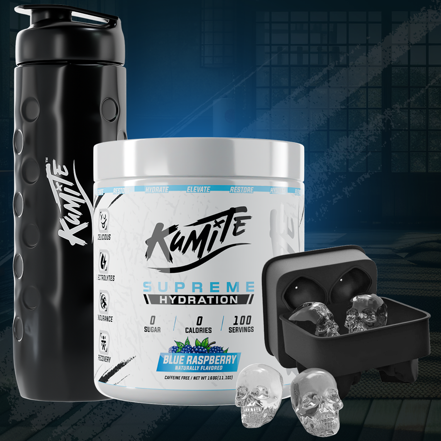 DEAL - Kumite Hydration Blue Raspberry + Free ice tray & White Bottle