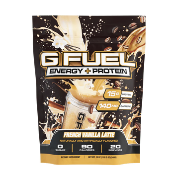 G FUEL Energy + Protein French Vanilla Latte (20 portioner)