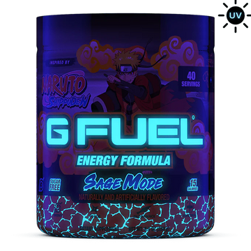 G FUEL Energy, Naruto, Sage mode, Black light edition, tub, product front