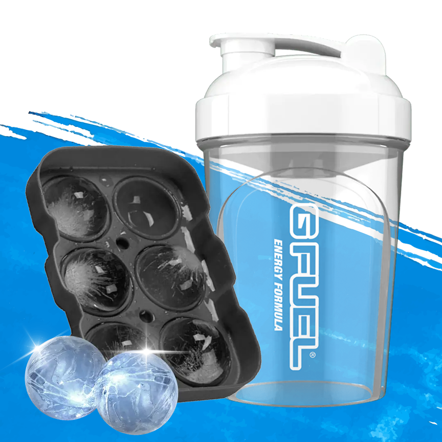 White boost bundle - 3D Icy balls x G FUEL Shaker