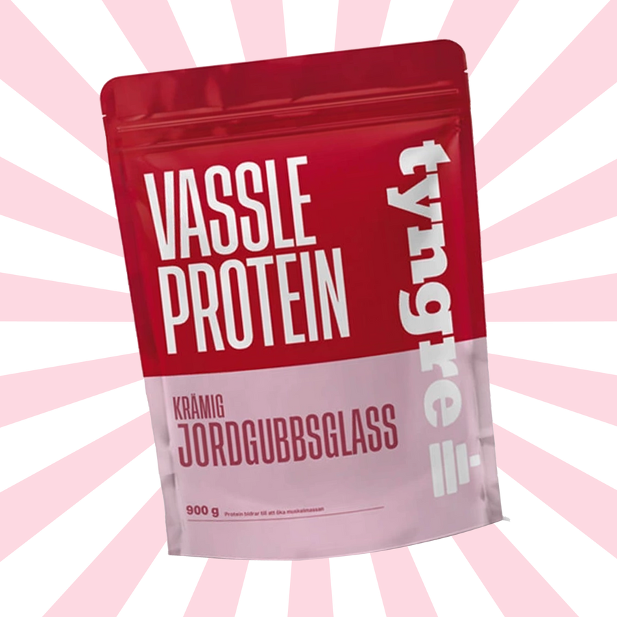 Protein - Tyngre Jordgubbsglass 900g