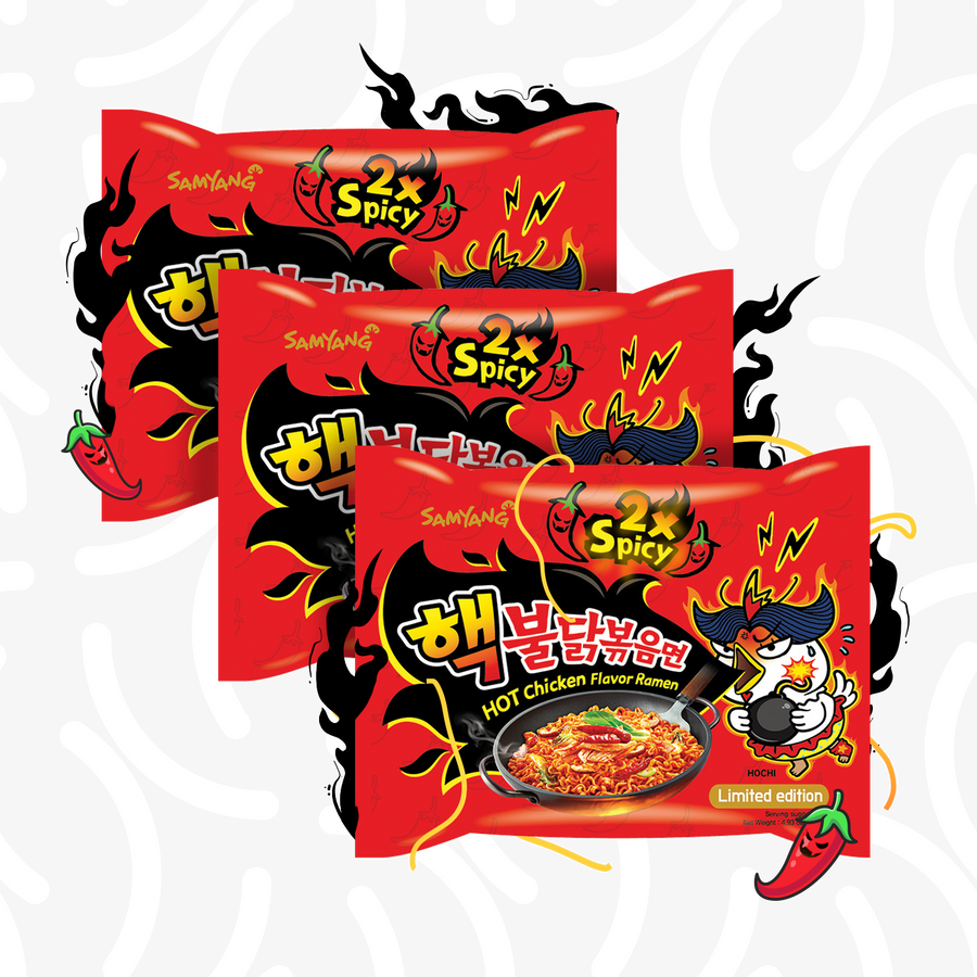 SAMYANG HOT CHICKEN 2XSPICY (3x140g)