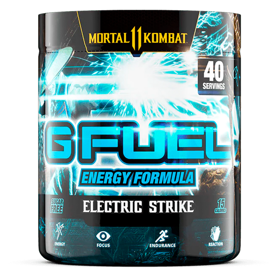 G FUEL energy, Electric strike, Mortal Kombat, tub,  product front