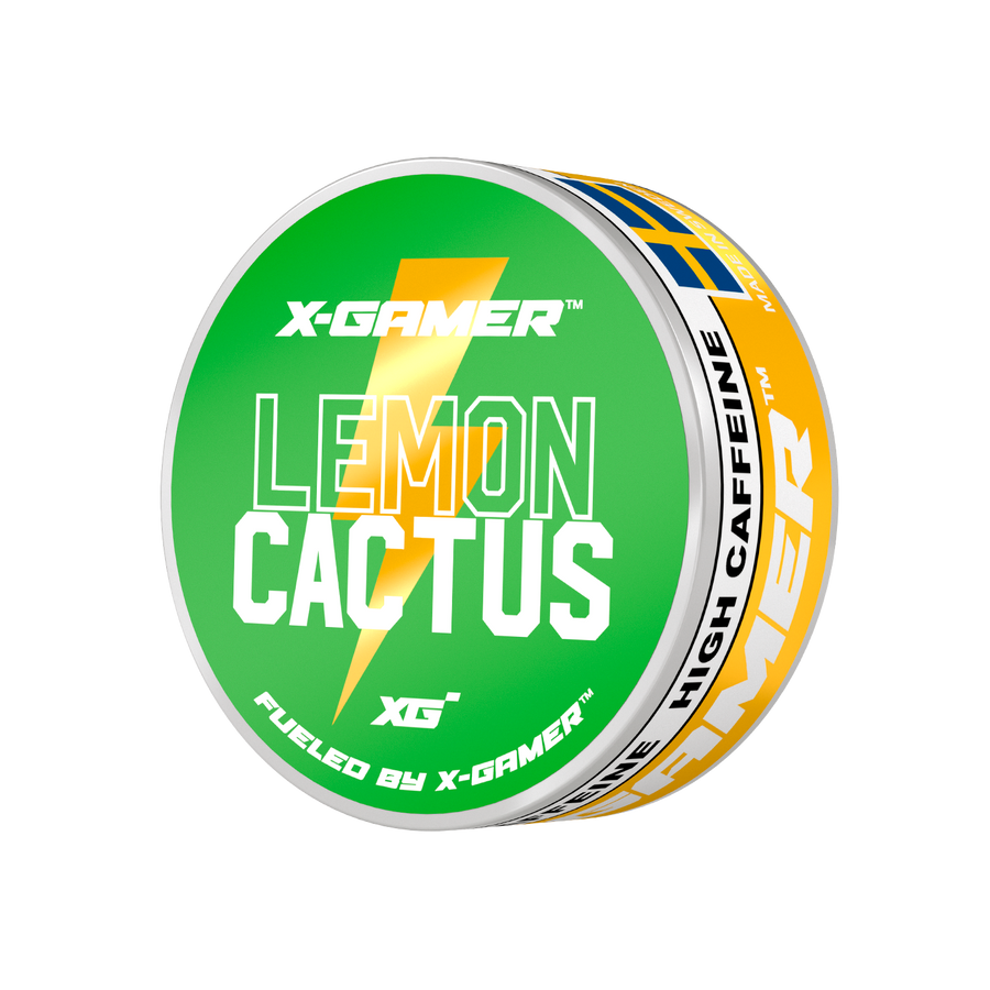 X-Gamer - Lemon Cactus koffeinsnus