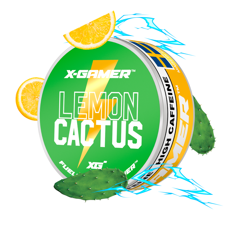 X-Gamer - Lemon Cactus koffeinsnus