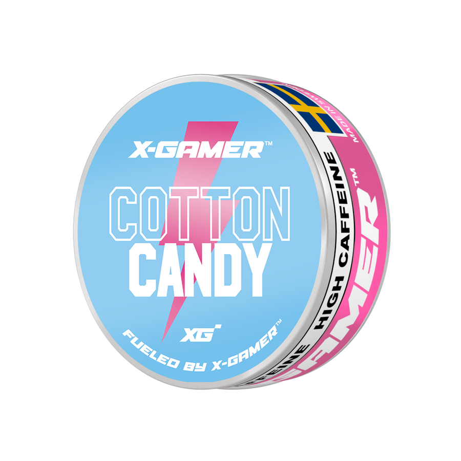 X-Gamer - Cotton Candy Koffeinsnus