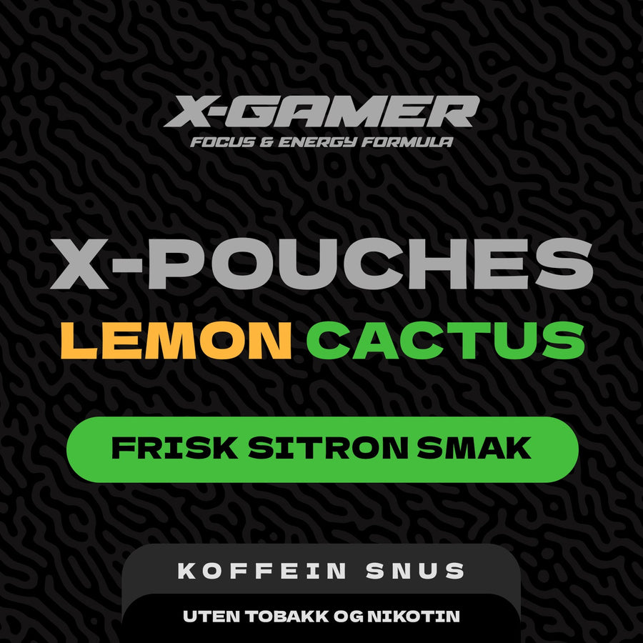 X-Gamer - Lemon Cactus koffeinsnus