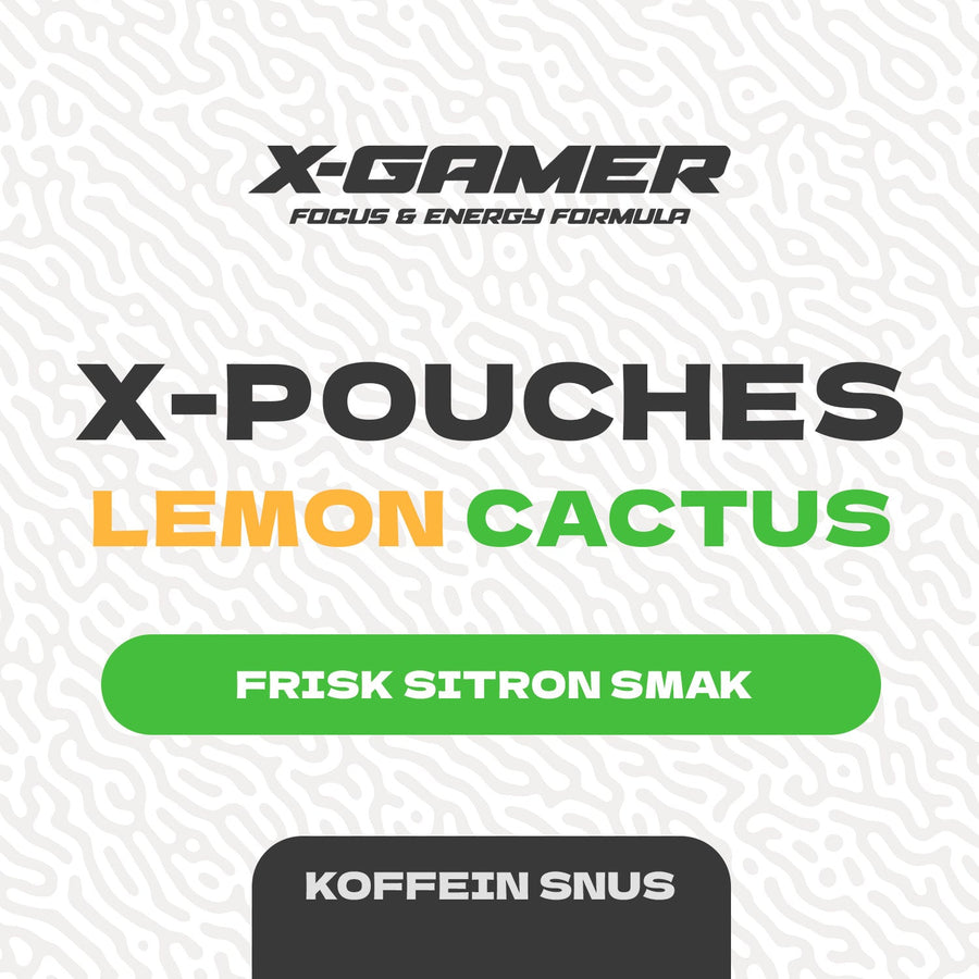 X-GAMER - LEMON CACTUS ENERGY POUCHES