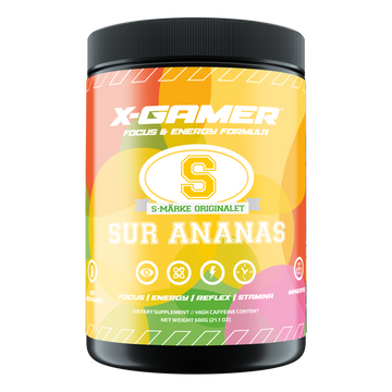 X-Gamer S-Merke Sur Ananas (60 portioner)